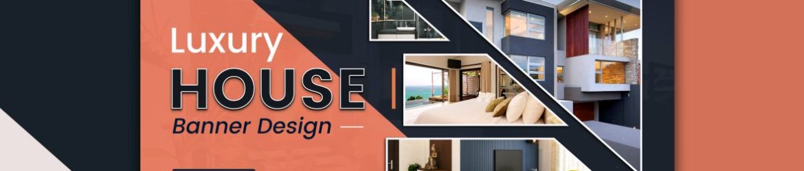 Luxury House Advertising Website Template Design