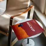 Magazine On Table Mockup