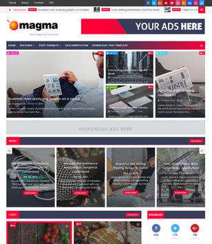 Magma News Responsive