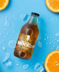 Malt Bottle Mockup