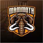 Mamoth Esports Gaming Clan Mascot Logo