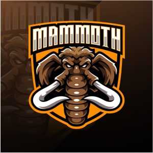 Mamoth Esports Gaming Clan Mascot Logo