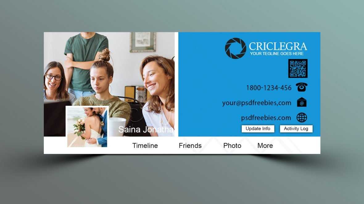Market Researcher PSD Facebook Cover Template