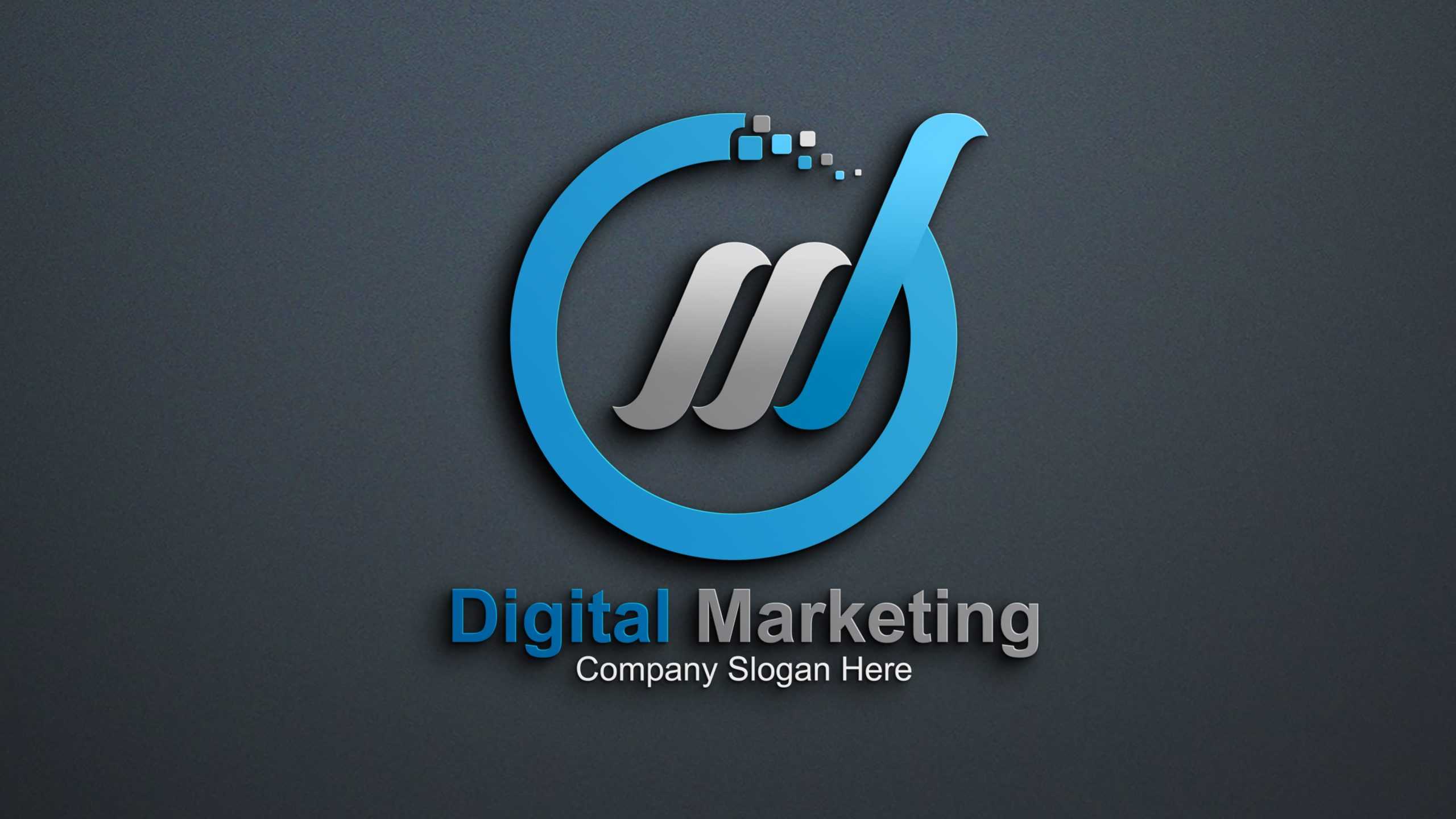 Marketing Agency or Advertising Company Logo Template