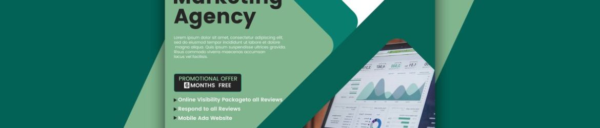 Marketing agency social media post design template