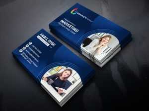 Marketing & Communications Business Cards Template