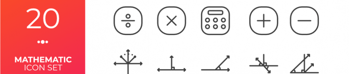 Mathematic Icon Set Mathematic Icon Set