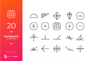 Mathematic Icon Set