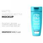 Matte Shampoo Bottle with Flip-Top Cap Mockup - Download Grátis Matte Shampoo Bottle with Flip-Top Cap Mockup