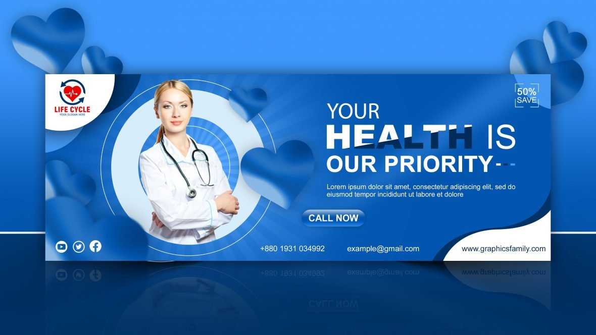 Medical Facebook Timeline Cover Design