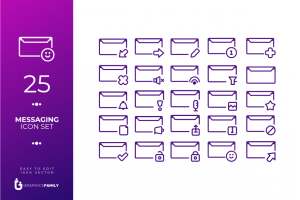 Messaging Icon Set