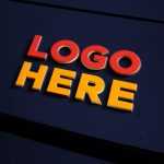 Metal Logo Effect Mockup - Download Grátis Metal Logo Effect Mockup