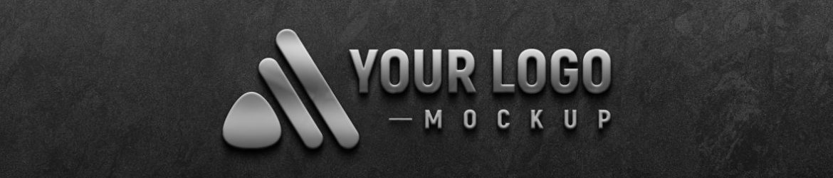 Metal Signage Logo Mockup
