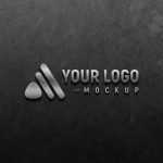 Metal Signage Logo Mockup