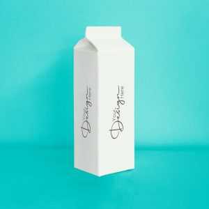 Milk Pack Design Mockup