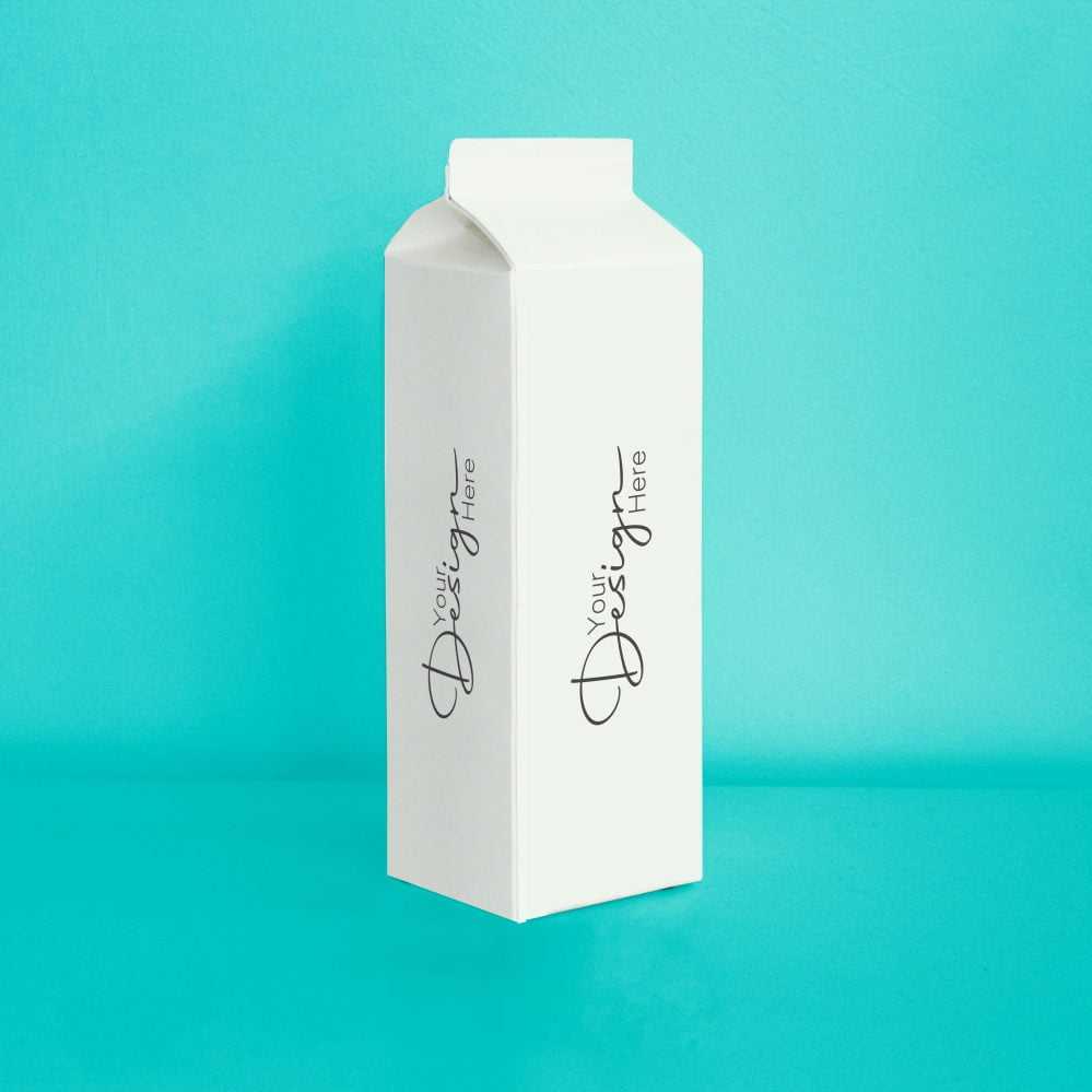 Milk Pack Design Mockup
