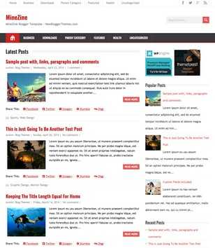 MineZine Simple