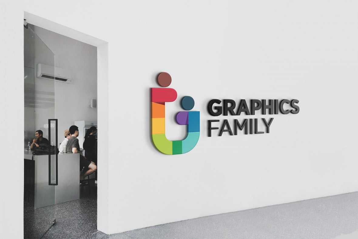 Minimal Office Logo Mockup