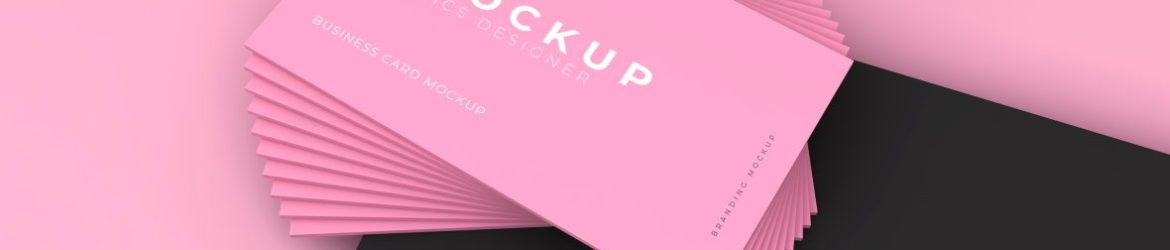 Minimalist visiting business card mockup Minimalist visiting business card mockup