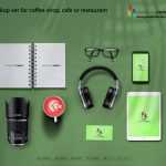 Mockup set for coffee shop, cafe or restaurant