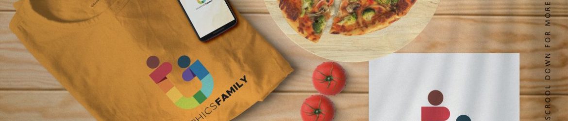 Mockup set for pizzeria, cafe or restaurant