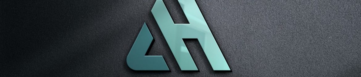 Modern 3D Logo Mockup on Black Wall