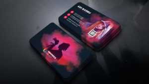 Modern and Sleek Business Card Template Design for Professionals