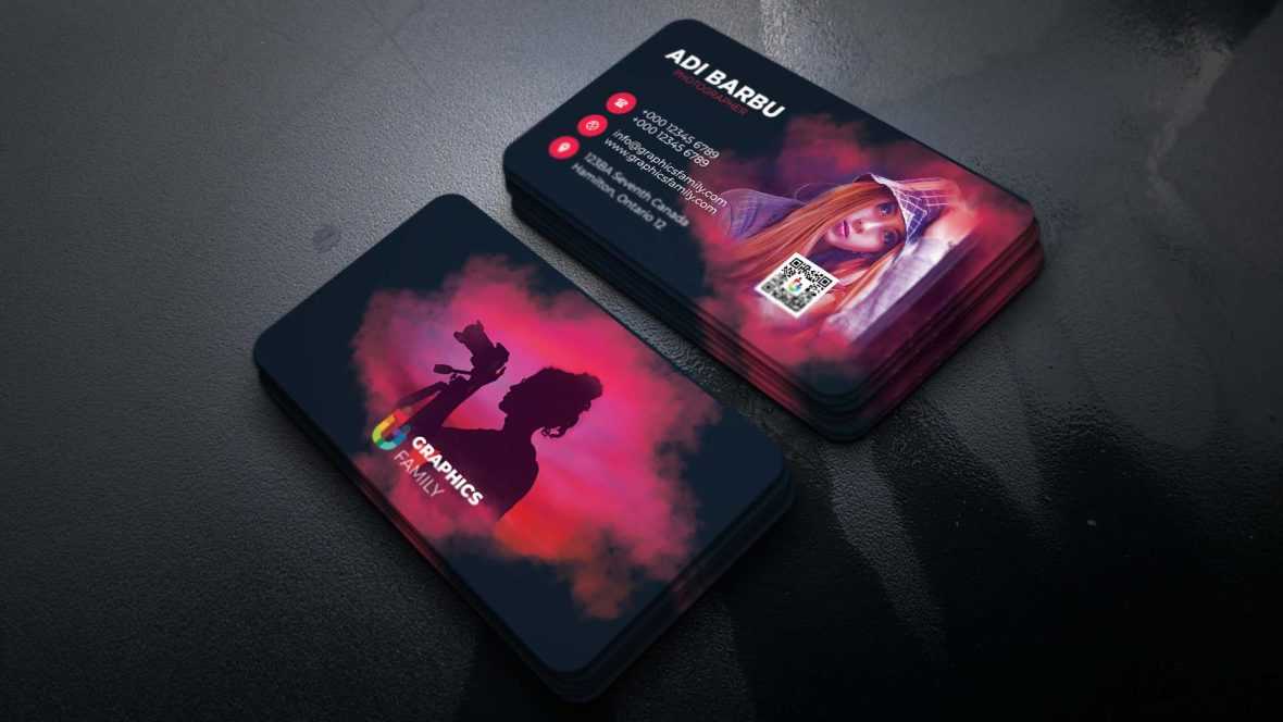 Modern and Sleek Business Card Template Design for Professionals