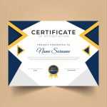 Modern Award Certificate Template
