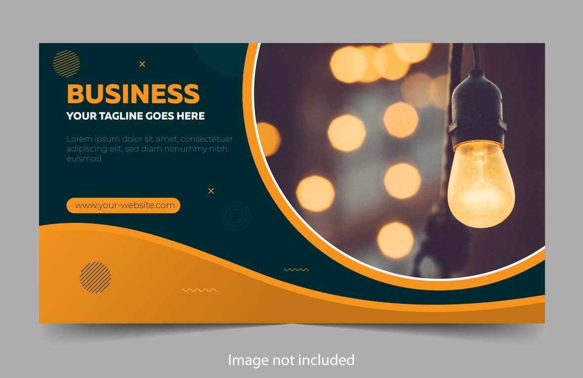 Modern Banner Template for Facebook Cover