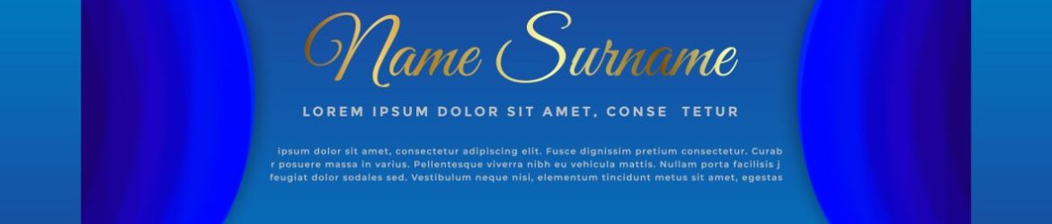 Modern Blue Certificate of Achievement