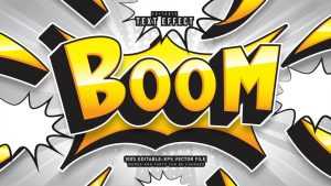 Modern Cartoon Style Text Effect