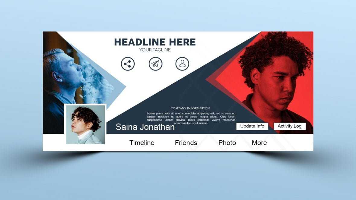Modern Company Facebook Cover Design