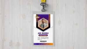 Modern Company Id Card Design