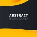 Modern Dark and Yellow Background