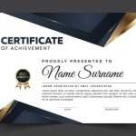 Modern diploma template
