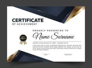 Modern diploma template