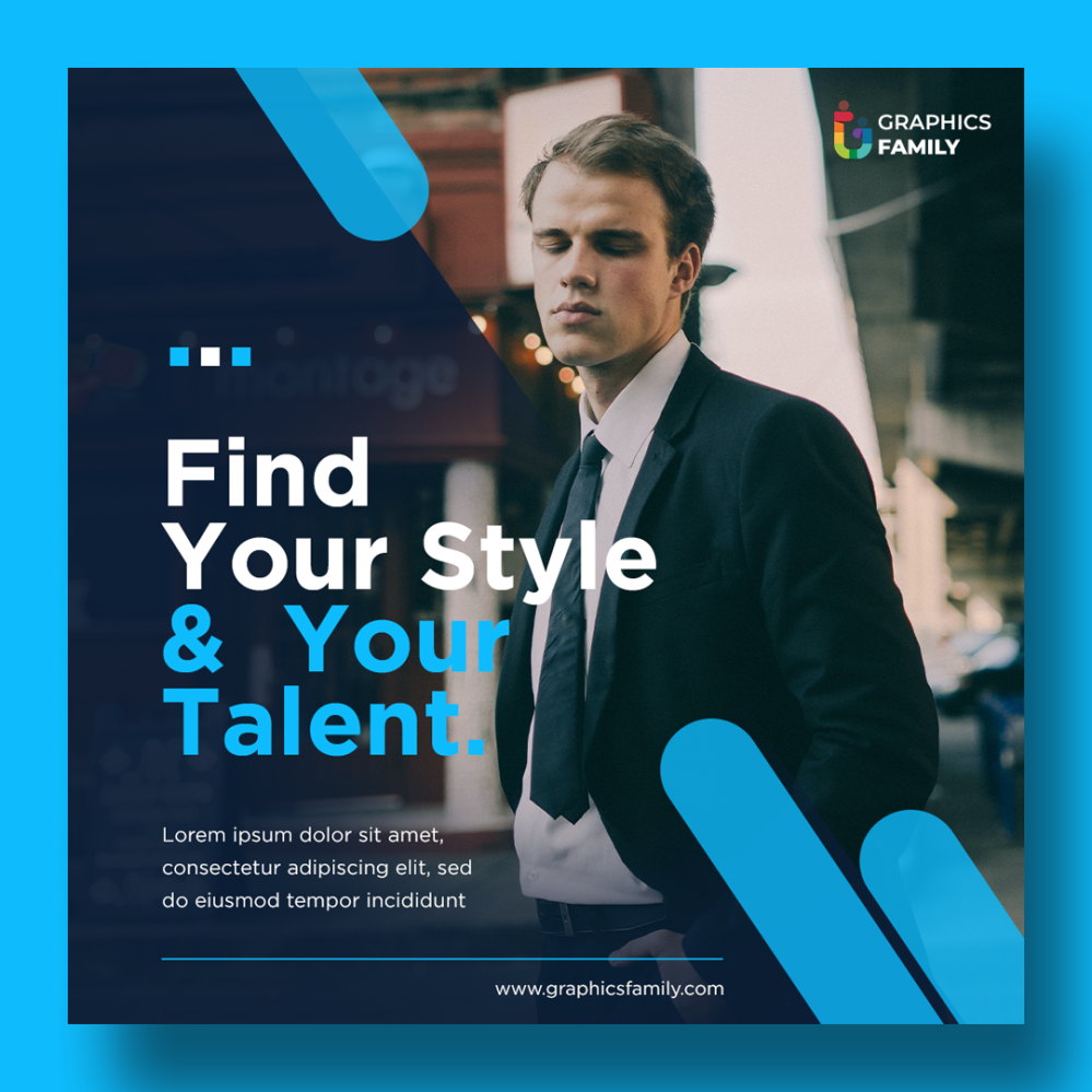 Modern Dynamic Instagram Post Design Template