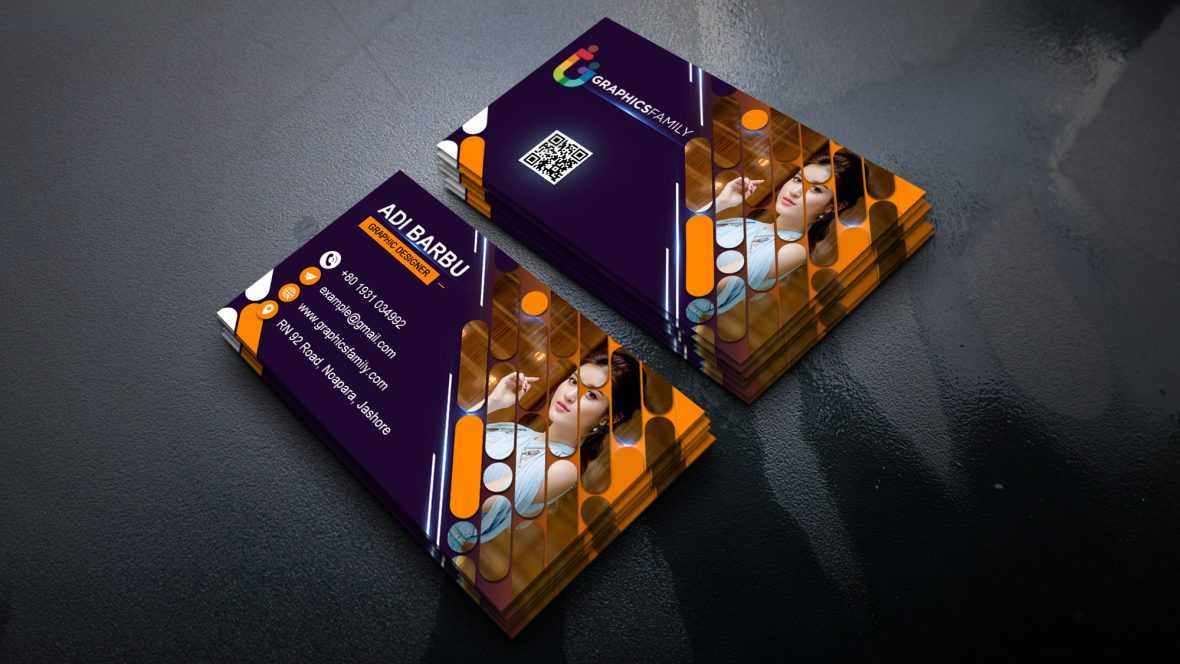 Modern Editable Visiting Card Design in Photoshop