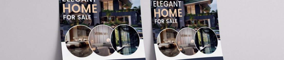 Modern & Elegant Real Estate Flyer Design Template