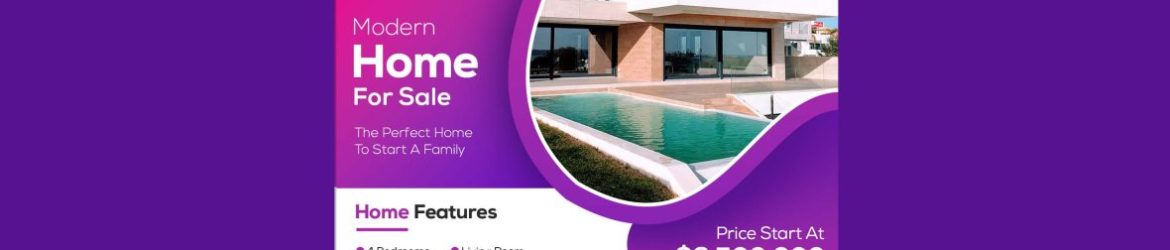 Modern Home Sale Ad Design Template