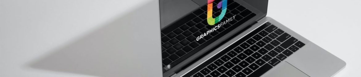 Modern iMac Screen Logo Mockup