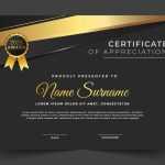 Modern luxury diploma template design
