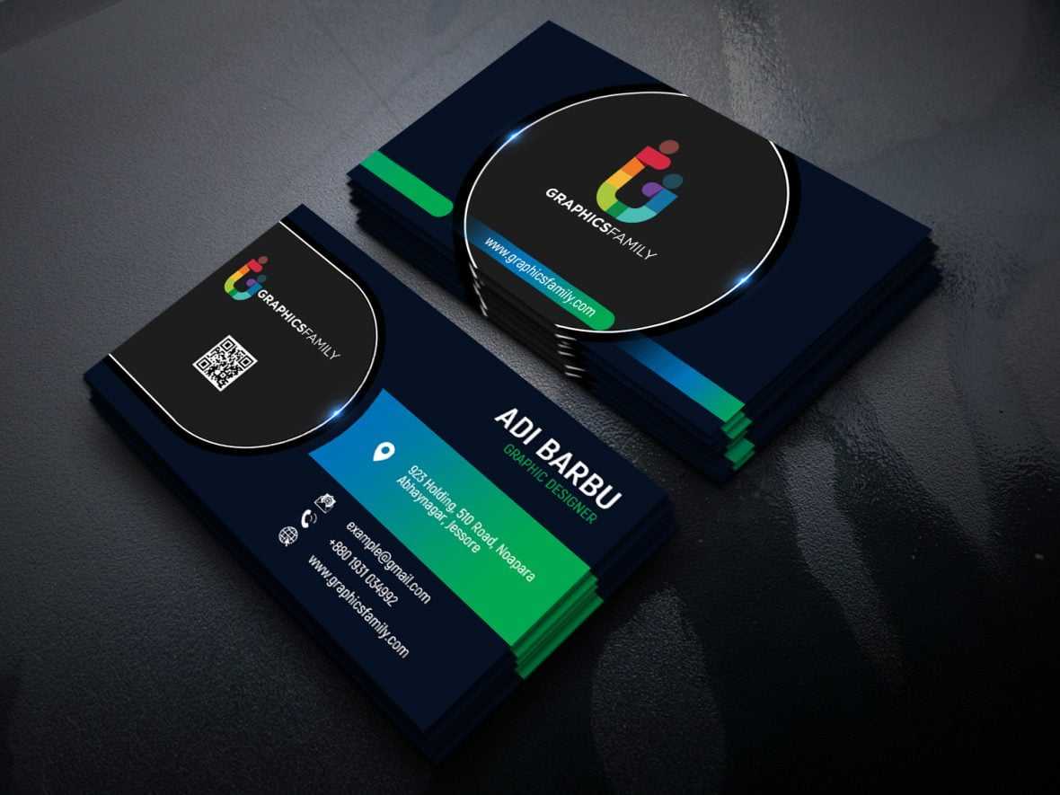 Modern Professional Business Card Free PSD