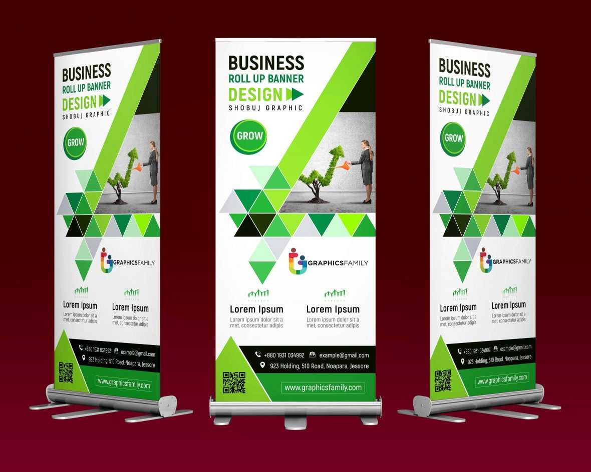 Modern Professional Business Roll Up Banner Design