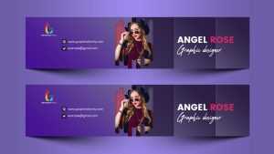 Modern Purple YouTube Channel Art Design