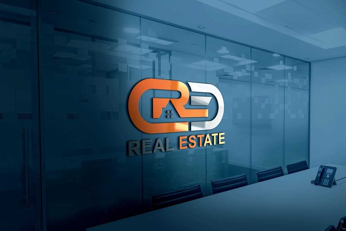 Modern Real Estate Company Logo Design PSD