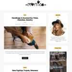 Monica Clean - Template para Blogger Monica Clean