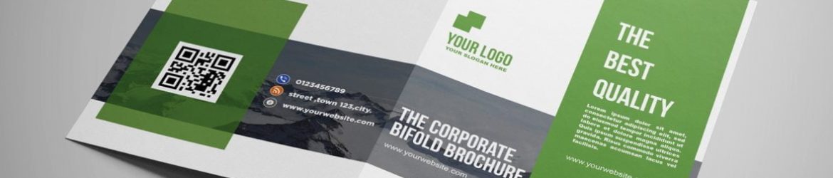 Multipurpose Business Bi-fold Brochure Template