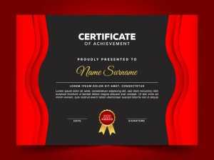 Multipurpose Professional Certificate Template Design